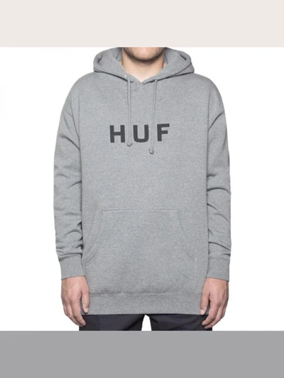 ORIGINAL LOGO PULLOVER FLEECE-GREY(BLK)